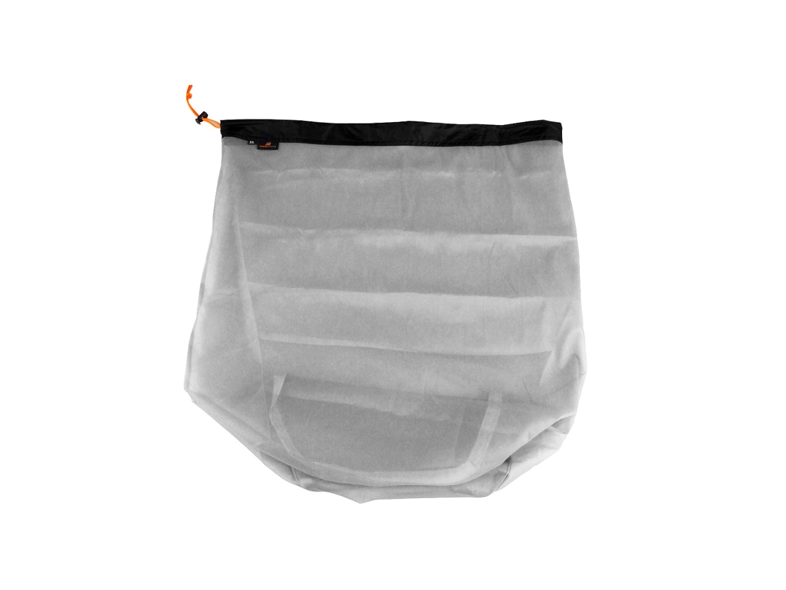 RNEMITERY Bolsa de Almacenamiento Ultraligera de Malla con Cordón para Viaje, Acampada, Senderismo (Negra XXL)