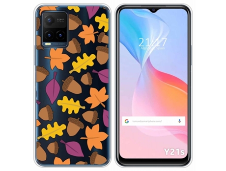 Carcasa Vivo Y21s / Y33s TUMUNDOSMARTPHONE Dibujos Transparente Multicolor
