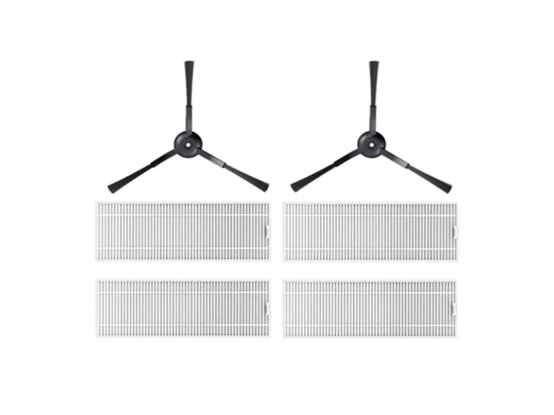 Cepillo lateral con filtro HEPA compatible con la aspiradora Qihoo 360 S10 X100 Max