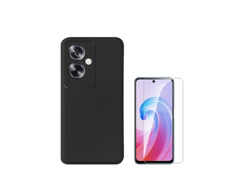 Funda Cleargorilasglass Proteção Traseira para Oppo Oppo A79 5G GIFT4ME Negro