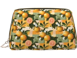 Neceser De Viaje Cuero Organizador Para Mujer Diseño Estampado Vacaciones