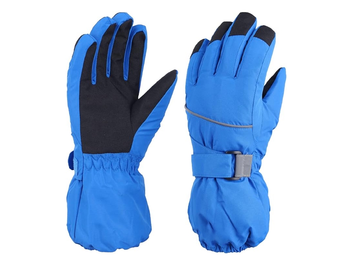 MEOIRUERY Guantes de esquí para niños, guantes térmicos de fleece