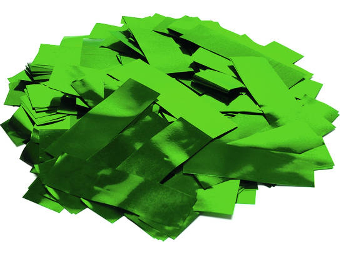 Confeti TCM 55x18 mm, Verde, 1kg