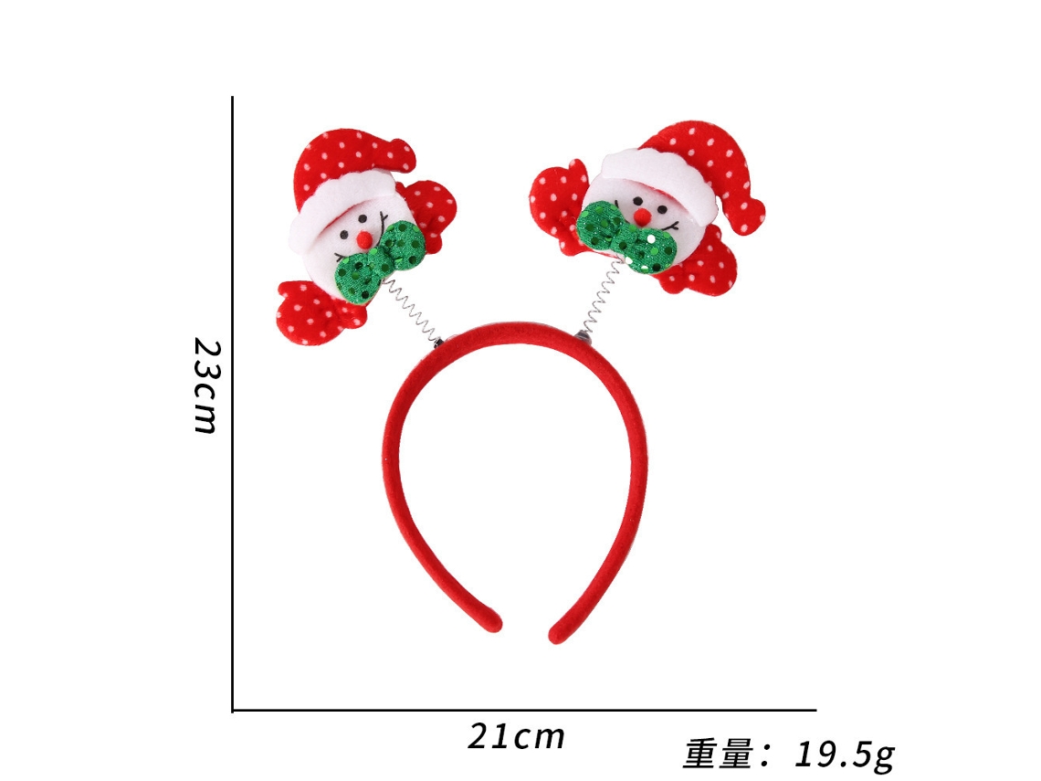 Diadema navideña con cuernos, accesorio navideño brillante, ideal para fiestas, cosplay y uso diario Aeuzwr (estilo 47)