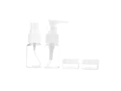 Kit De 6 Frascos Reutilizables Y Portátiles Para Maquillaje, Loción Y Crema Vante (blanco)