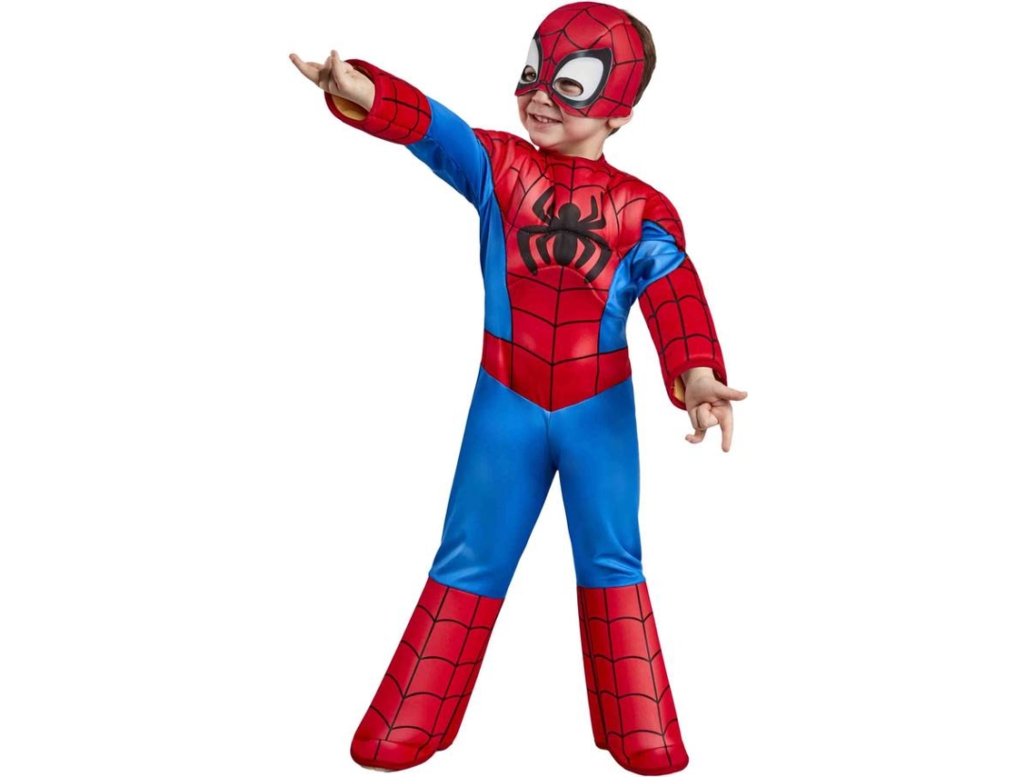 Disfraz de Niño RUBIES Spiderman Pré-Escolar (Poliéster - Talla: 86 cm)