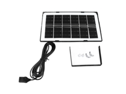 Cargador Usb-c Con Panel Solar Para Cámara, Bomba De Oxígeno Y Lámpara (ip55 A Prueba De Agua).