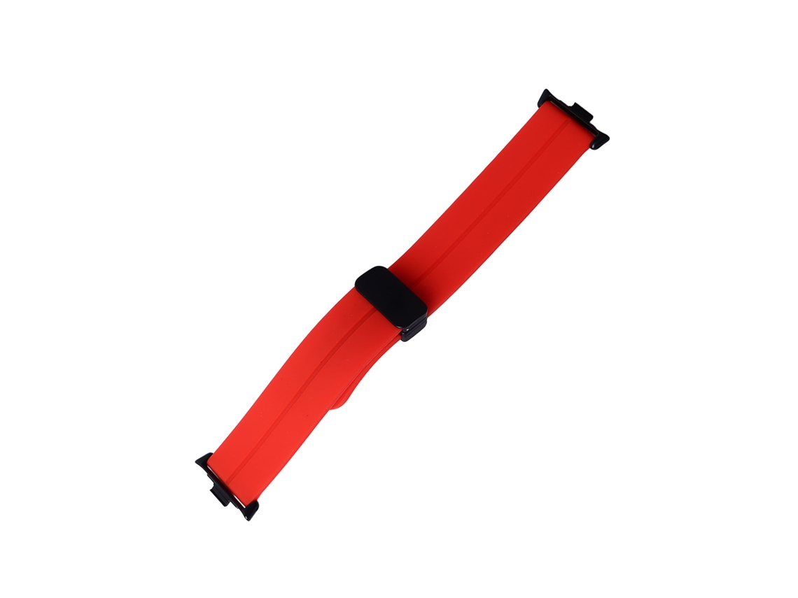 Pulsera De Silicona Plegable, Flexible E Impermeable Con Imán Para Mi Band 8 Pro - Roja