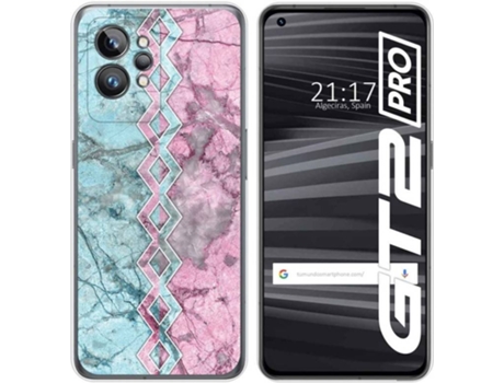 Carcasa para Realme GT 2 Pro 5G TUMUNDOSMARTPHONE Dibujos Mármol 08 Multicolor