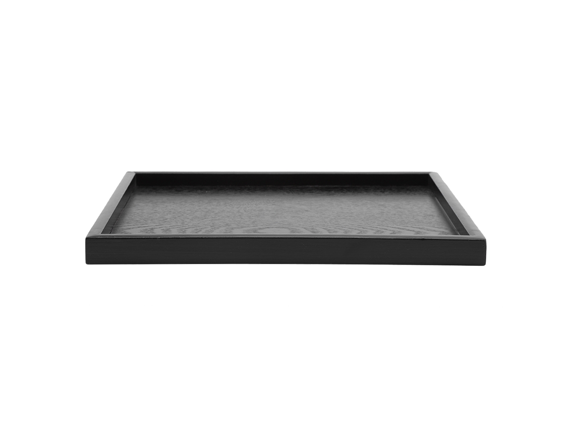 Bandeja De Madera Sólida Forma Rectangular Para Servir Té Café Snacks Comida Restaurante 2