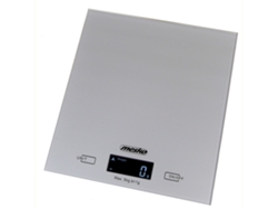 Báscula De Cocina Digital Extraplana, Plataforma Vidrio, Precisión 1gr Hasta 5 Kg, Función Tara Mesko Ms3145 Gris