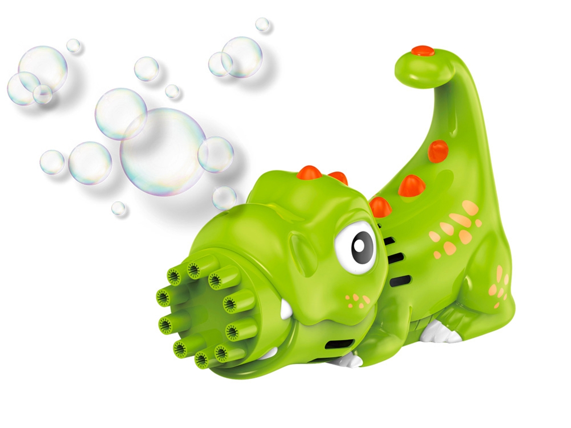 Pistola de burbujas de 10 agujeros - modelo Croco Verde TECHKIDZ