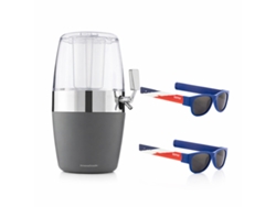 Pack Dispensador De Cerveza Refrigerante Innovagoods Y 2 Gafas De Sol Enrollables Sunfold France