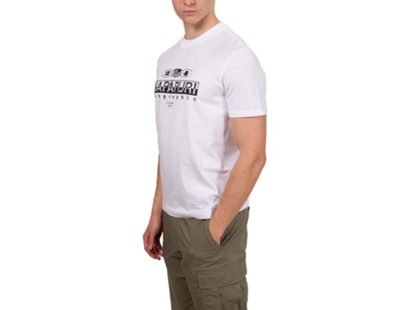 Camiseta de Hombre NAPAPIJRI Blanco (3XL)