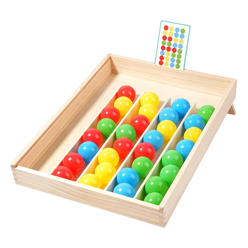 Brinquedo De Bolas Para Classificação De Cores - Aprimora As Habilidades De Observação, Coordenação Motora E Raciocínio Lógico.