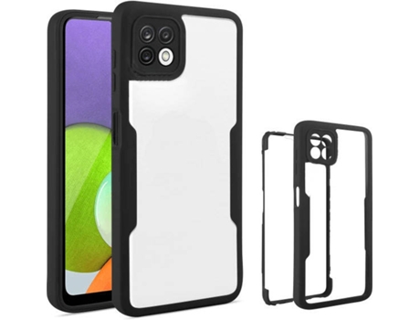 Carcasa Samsung Galaxy A22 5G G4M Frente y Verso Negro