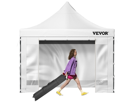 Tienda de campaña plegable blanca VEVOR