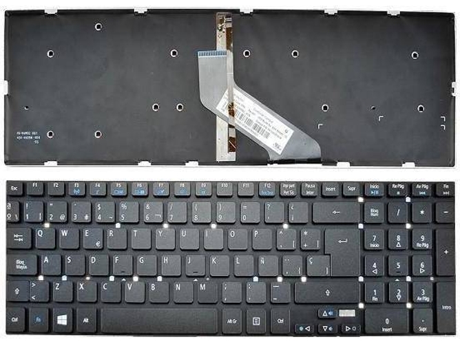 Teclado Acer Aspire 5830T 9Z.N9Mbc.A0S R6Abc Retroiluminado W8