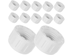 Paquete De 25 Tapas Redondas De Pvc Para Tubos De 1/2 Pulgada.