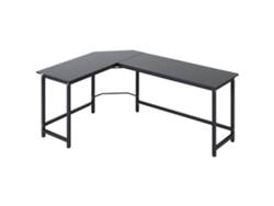 VPMKP - Mesa de ordenador Vinsetto PC escritorio hogar, mesa de esquina en L 168x120x75 cm con estructura de metal