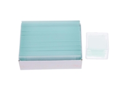 Portaobjetos de vidrio transparente para microscopio 7101 y cubreobjetos de 22x22 mm para uso en laboratorio SFUSHOS