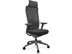 Silla de Escritorio Ejecutiva ACTIU Tnk Flex Carbon Black (67,5x67,5x110,5 - 127,5cm)