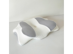 Almohada De Espuma De Memória Mariposa Adulto, Protege Cuello Alta, No Collapsa, Retorno Lento, Almohada Z - Gris Nieve