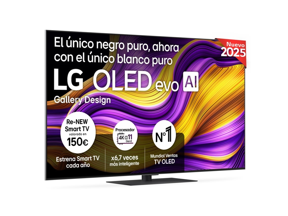 TV LG OLED65G56LS (OLED Evo Gallery  - 65'' - 165 cm - 4K Ultra HD - Smart TV)