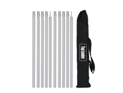Poste De Soporte Ajustable Para Toldo De Exterior De 1,9 M, Poste Para Tienda De Campaña, Pilar De Camping, Poste De Aluminio Para Ves