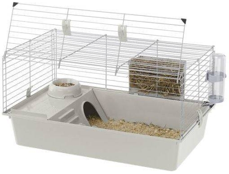 Jaula para Cobayas FERPLAST Cavie 80 (Gris - 108x59x102,5 cm - Plástico y Metal)
