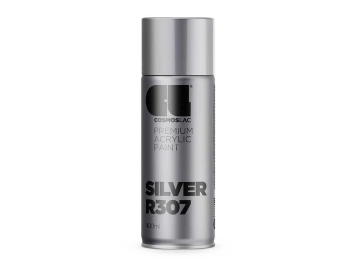 Spray Premium Acrylic Brillante R307 Plata 400 Ml