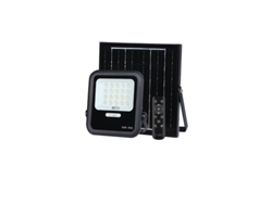 Proyector Solar Led Miloha 3w 6500k Ip65 Negro
