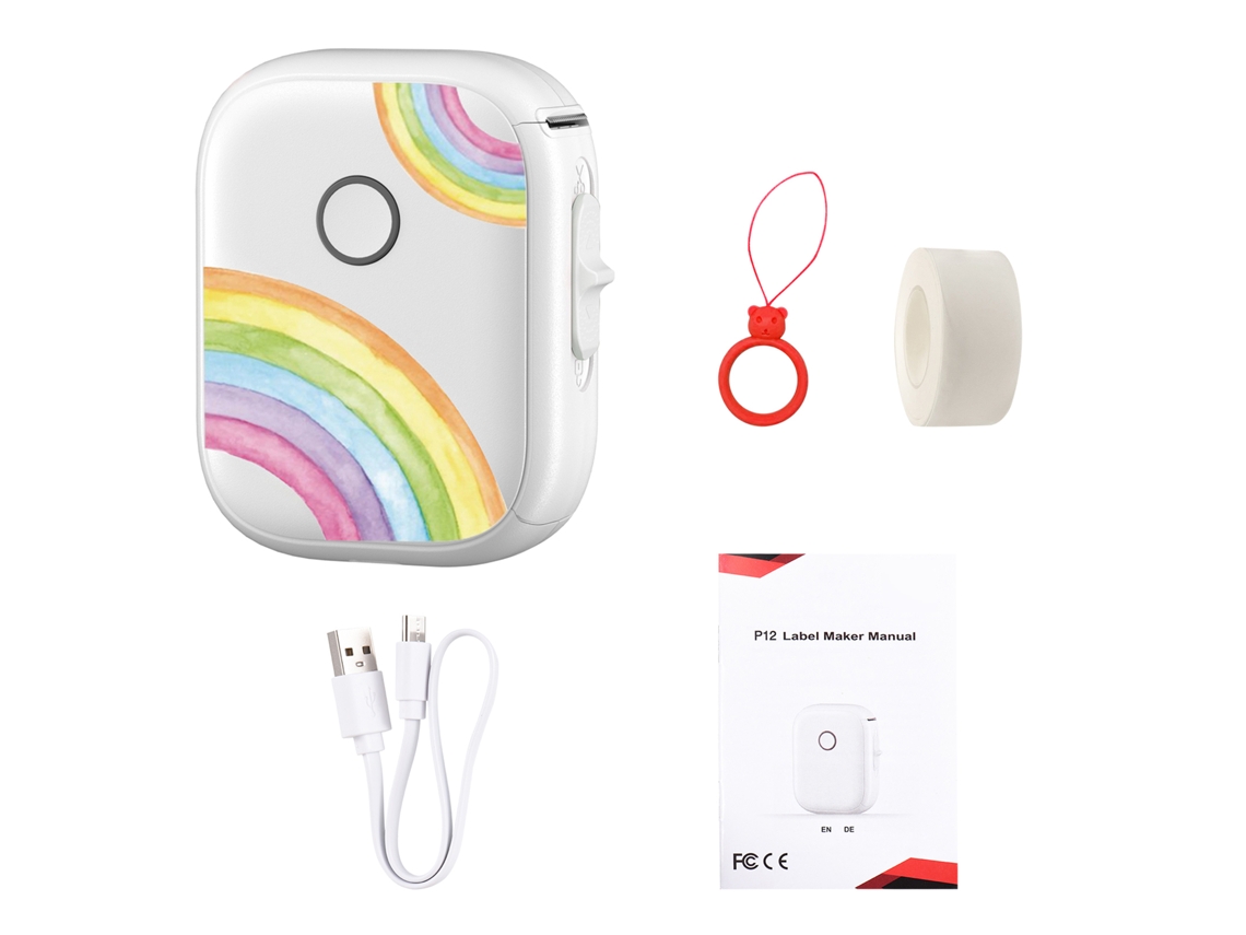 Mini Impresora Térmica Inalámbrica De Etiquetas Con Bluetooth Para La Organización Del Hogar Y La Oficina, Compatible Con Ios Y Android, Etiquetas Adhesivas Para Manualidades.
