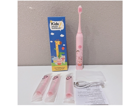 Cepillo de dientes eléctrico Cepillo de dientes rotatorio para niños HHZ Niños Ultrasonic4 Cabezales de cepillo