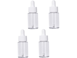 Frascos Conta-gotas Vazios Para Óleos Essenciais E Cosméticos, Pacote Com 4 Unidades.