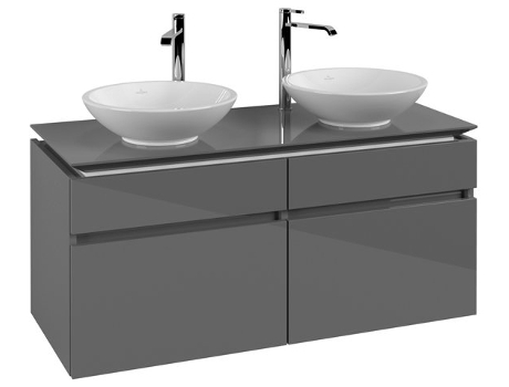 Mueble de tocador Villeroy &amp Boch Legato B584 1200x550x500mm 2 lavabos