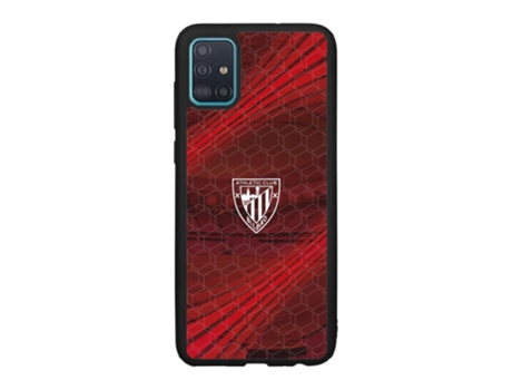 Funda Móvil Oficial Athletic Club para Samsung Galaxy A51 PHONECASES3D Piel Sintética Negro