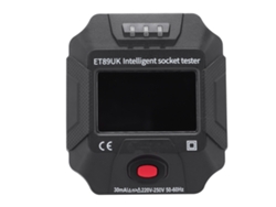 TRUYUETY Probador Inteligente de Enchufe ET89UK con Pantalla LCD Detección de Voltaje y Frecuencia AC 220V-250V