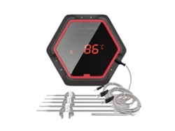 Termómetro inalámbrico para barbacoa, compatible con Bluetooth, hasta 6 sondas, sensor rojo 6xs OEM