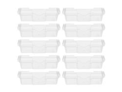 10 recipientes universales para recoger aceite de campana extractora, contenedor de grasa para cocina.