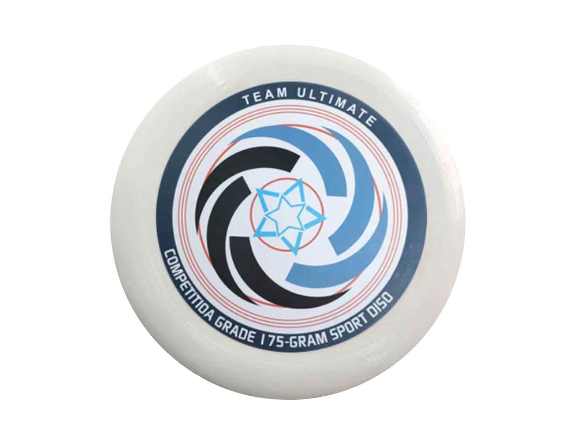 Disco deportivo Ultimate Frisbee que brilla en la oscuridad con agarre suave de 175 g y 26,7 cm, ideal para patio, parque, playa, camping, mascotas y más.