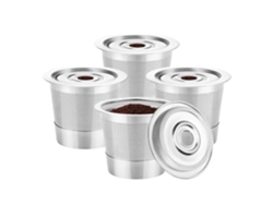 Cápsulas de café reutilizables Filtro de café de acero inoxidable compatible con Ninja CFP1.01 PB041 PB051 y K-Cup (4 piezas) Especificaciones.
