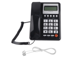 Teléfono Fijo Con Id De Llamador Multifuncional, Cableado, Pantalla Lcd Para Hogar, Oficina Y Hotel
