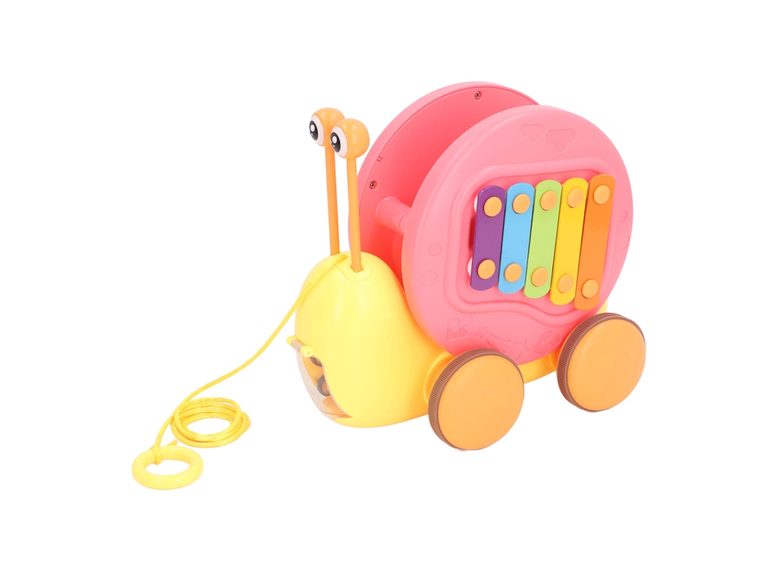 -juguete Musical Caracol Rastreante Con Sonidos Y Luces Para Bebé, Mejora Coordinación, Interactivo, Rosa