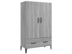 MAISON EXCLUSIVE Armario alto de madera procesada, gris Sonoma (70 x 31 x 115 cm)