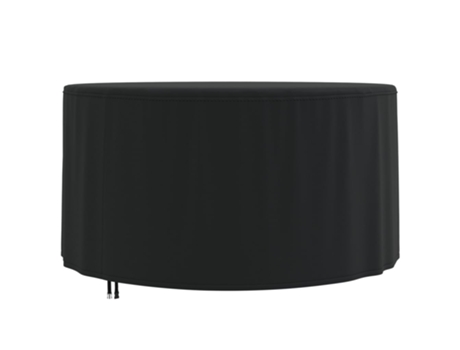 Cubierta Para Muebles De Jardín VIDAXL Negro Poliéster (157x157x69 cm)
