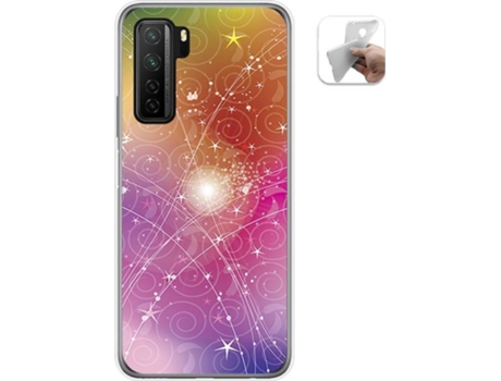 Carcasa Huawei P40 Lite 5G TUMUNDOSMARTPHONE Abstracto Multicolor