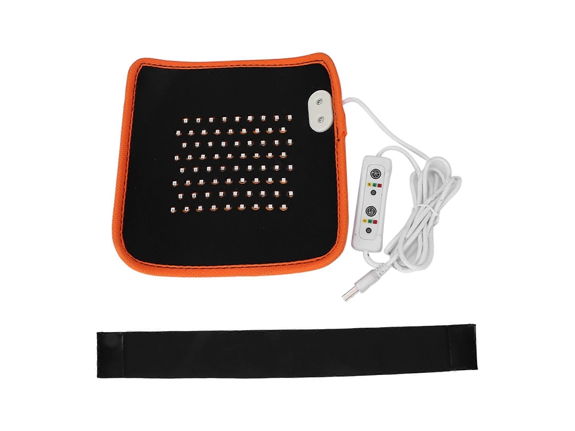 Cinturón de fototerapia infrarroja con tres bandas de onda para el alivio del dolor. Cinturón de fototerapia con luz LED roja.