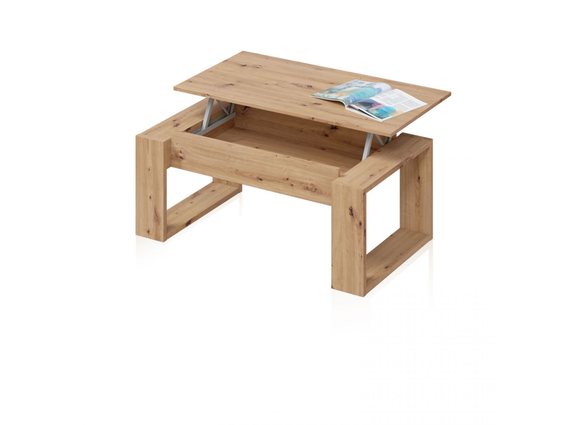 Mesa De Centro Elevable Neo Alpine Oak 105 X 45 X 55 Cm