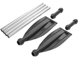 Remo De Kayak De Aluminio De Doble Extremo, Desmontable, Ligero Y